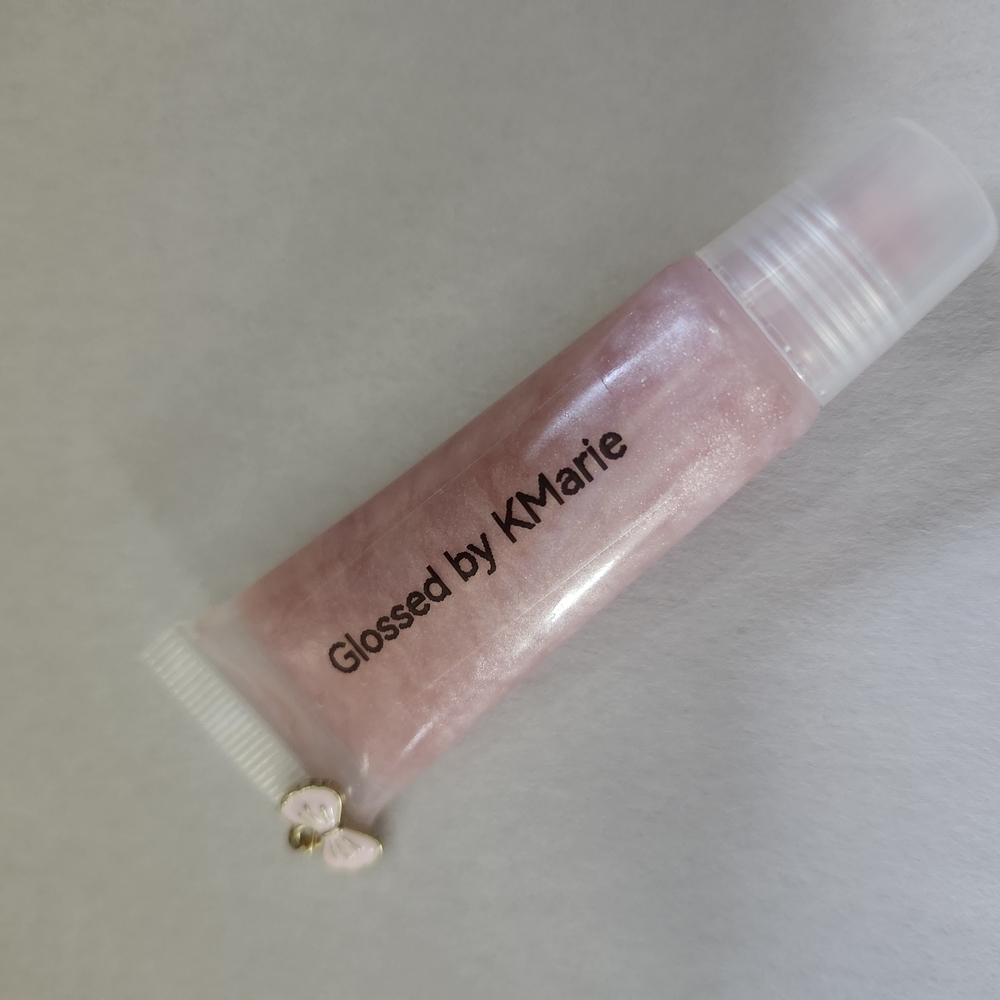 Glossed by KMarie Pink Handmade Lip Gloss 5ml - Picture 2 of 2